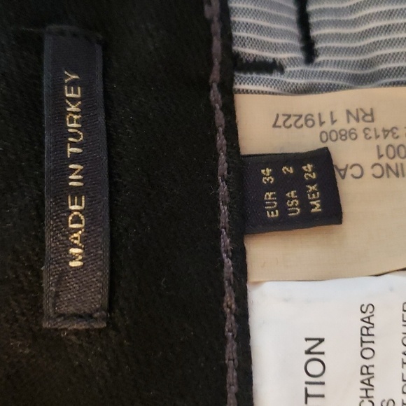 MASSIMO DUTTI SAILOR STYLE STRETCH JEAN - Picture 7 of 8